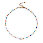 Handmade Colorful Bohemian Mini Beaded necklace for Women